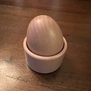 Lovevery Montessori wooden egg, barely used.